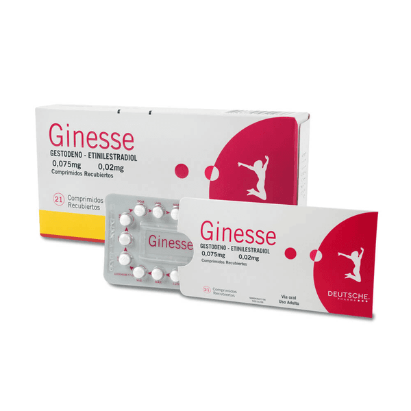 GINESSE COM 0,075/0,02 MG X 21