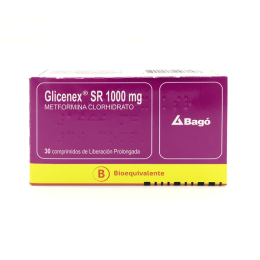 GLICENEX SR 1000 MG X 30 COMPRIMIDOS