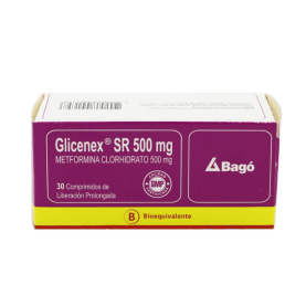 GLICENEX SR 500 MG X 30...