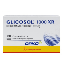 GLICOSOL XR COM 1000 MG X 30