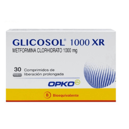 GLICOSOL XR 1000 MG X 30 COMPRIMIDOS