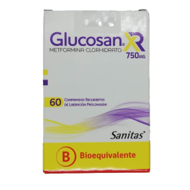 GLUCOSAN XR 750 MG X 60...