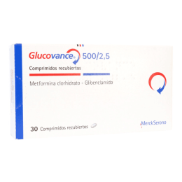 GLUCOVANCE   500/2,5 MG X 30 COMPRIMIDOS