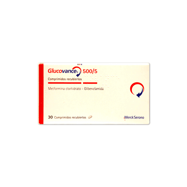 GLUCOVANCE   500/5,0 MG X 30 COMPRIMIDOS