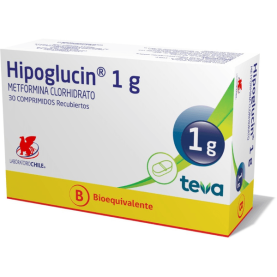 HIPOGLUCIN 1000 MG X 30...