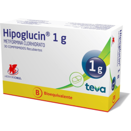 HIPOGLUCIN 1000 MG X 30 COMPRIMIDOS