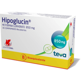 HIPOGLUCIN 850 MG X 30...