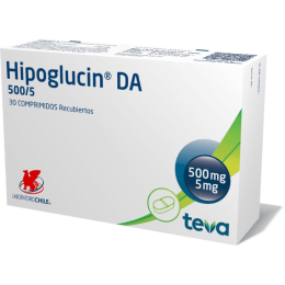 HIPOGLUCIN DA 500/5 X 30 COMPRIMIDOS