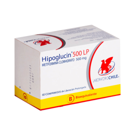 HIPOGLUCIN LP COM  500 MG X 60 (BE)