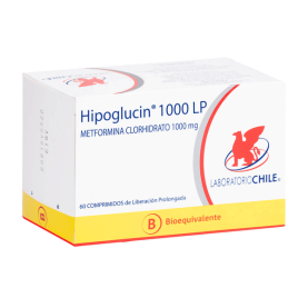 HIPOGLUCIN LP 1000 MG X 60...