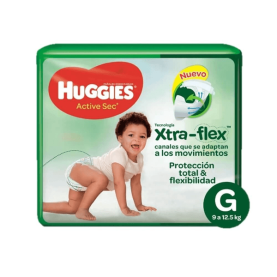 PAÑALES HUGGIES ACTIVE SEC...