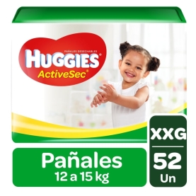 PAÑALES HUGGIES ACTIVE SEC...