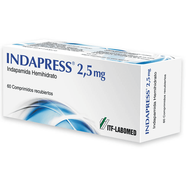 INDAPRESS  2,5 MG X 60 COMPRIMIDOS