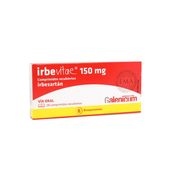 IRBEVITAE 150 MG X 28 COMPRIMIDOS