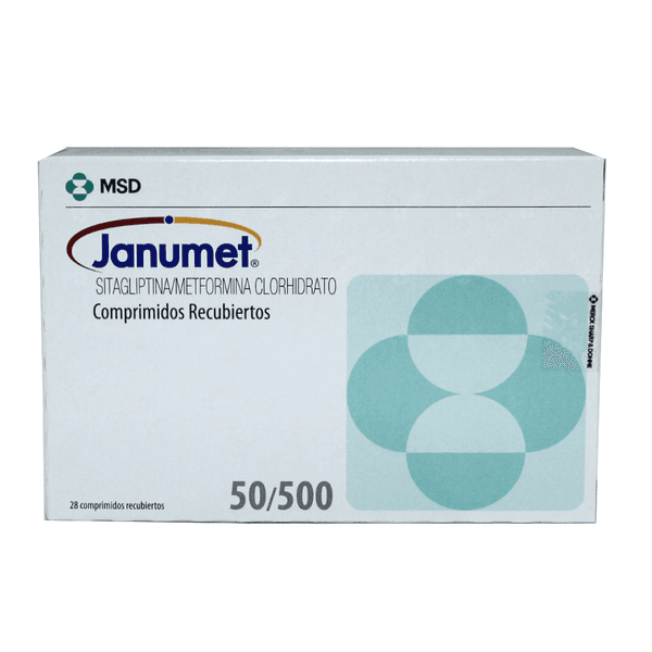 JANUMET 50/ 500 MG X 28