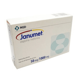JANUMET 50/1000 MG X 28...