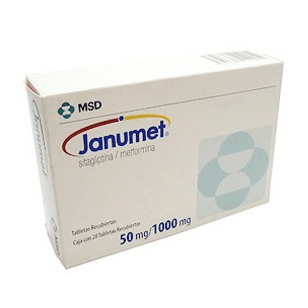 JANUMET 50/1000 MG X 28 COMPRIMIDOS RECUBIERTOS