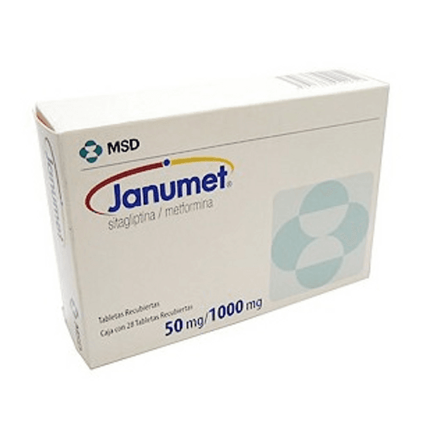 JANUMET 50/1000 MG X 28