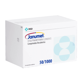 JANUMET 50/1000 MG X 56