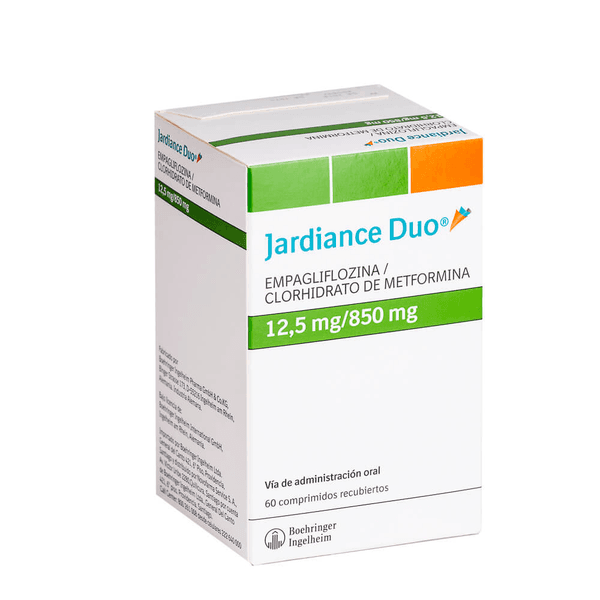 JARDIANCE DUO COM 12,5/850MG X 60