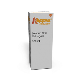 KEPPRA SOLUCION ORAL 100 MG...