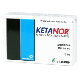 KETANOR 10 MG X 10 COMPRIMIDOS