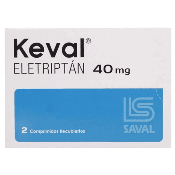 KEVAL 40 MG X 2 COMPRIMIDOS RECUBIERTOS (BE)
