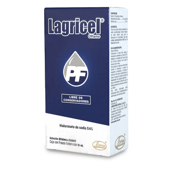LAGRICEL OFTENO PF X 10 ML SOLUCIÓN OFTÁLMICA (DM)