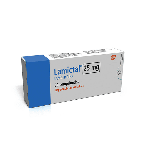 LAMICTAL DIS 25 MG X 30 COMPRIMIDOS