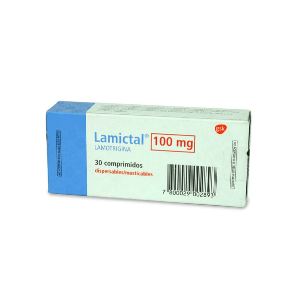 LAMICTAL DIS 100 MG X 30 COMPRIMIDOS