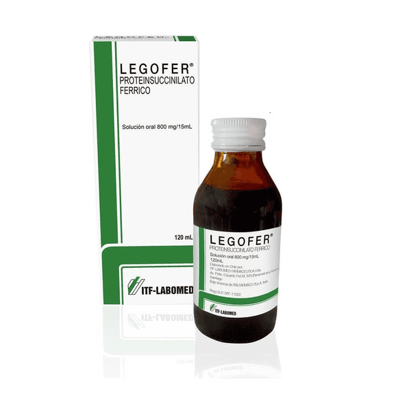 LEGOFER 40 mg/15 mL X 10 FRASCOS SOLUCIÓN ORAL