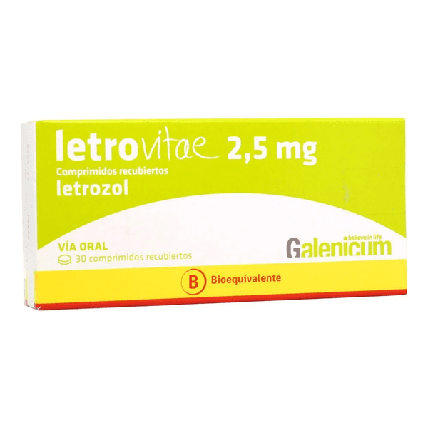 LETROVITAE COM 2,5 MG X 30