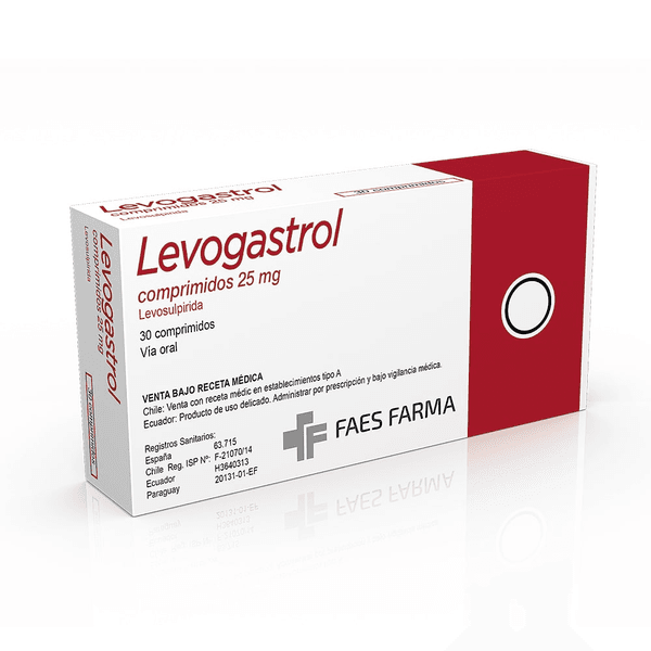 LEVOGASTROL  25 MG X 30 COMPRIMIDOS