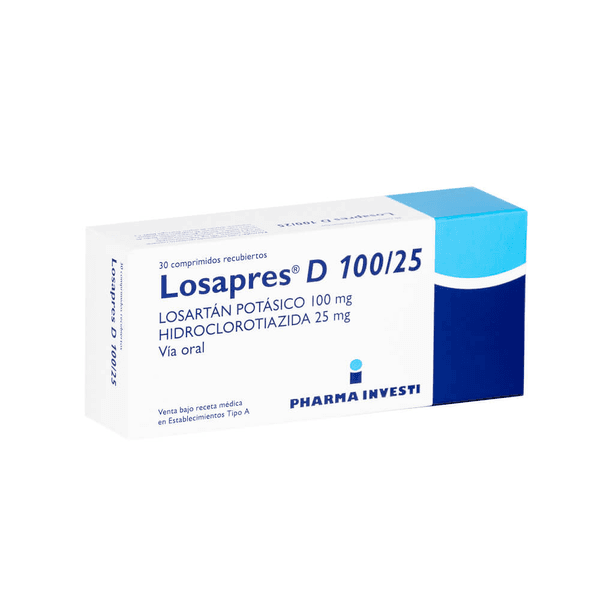 LOSAPRES D COM 100/25 MG X 30