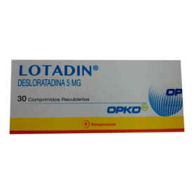 LOTADIN 5 MG X 30 COMPRIMIDOS
