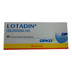 LOTADIN COM 5 MG X 30