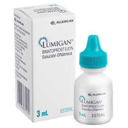 LUMIGAN SOLUCION OFTALMICA 0,03% X 3 ML