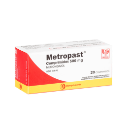 METROPAST COM 500 MG X 20 