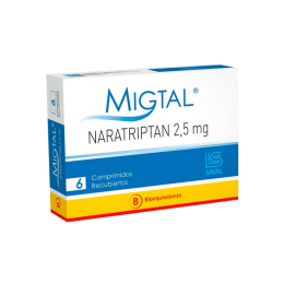 MIGTAL COM 2,5 MG X 6 (BE)