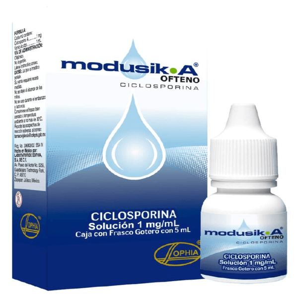 MODUSIK A SOLUCION OFTALMICA 0,1% X 5 ML