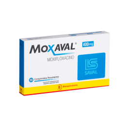 MOXAVAL COM 400 MG X 10 (BE)