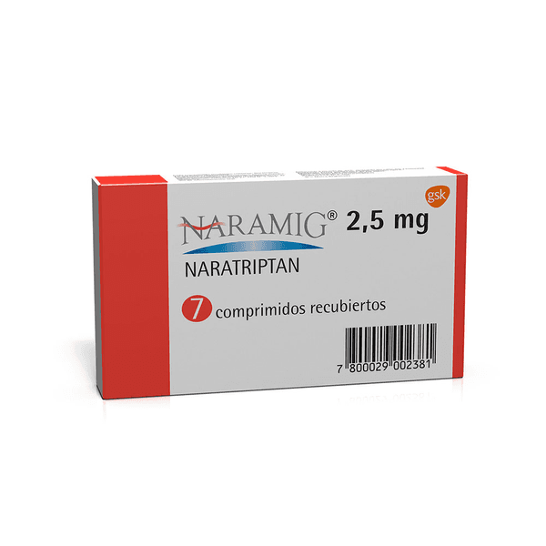 NARAMIG COM 2,5 MG X 7