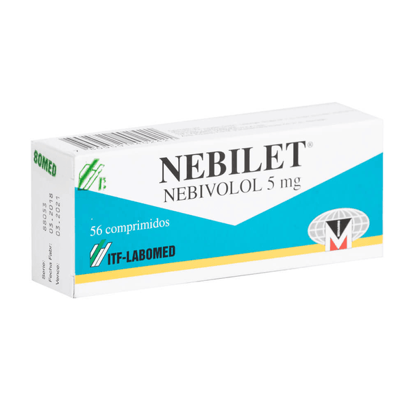 NEBILET 5 MG X 56