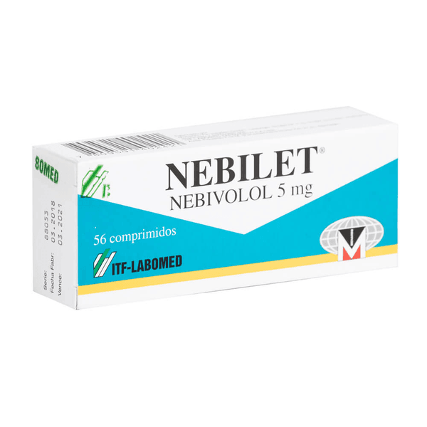Nebilet 5 mg x 56 comprimidos