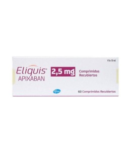 Eliquis 2,5 mg x 60 comprimidos