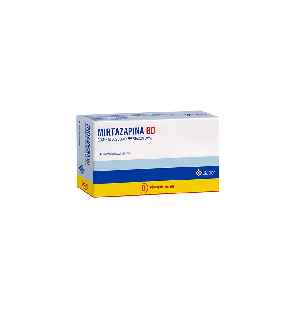 Mirtazapina 30 mg x 30 comprimidos