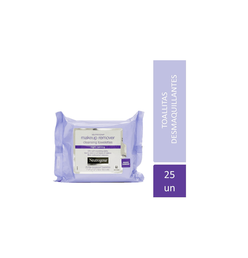 NEUTROGENA DESMAQUILLANTE NOCHE TOA X 25 UND