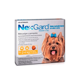 NEXGARD 2-4 KG 11,3 MG X 1 UND