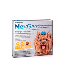 NEXGARD 2-4 KG 11,3 MG X 1 UND