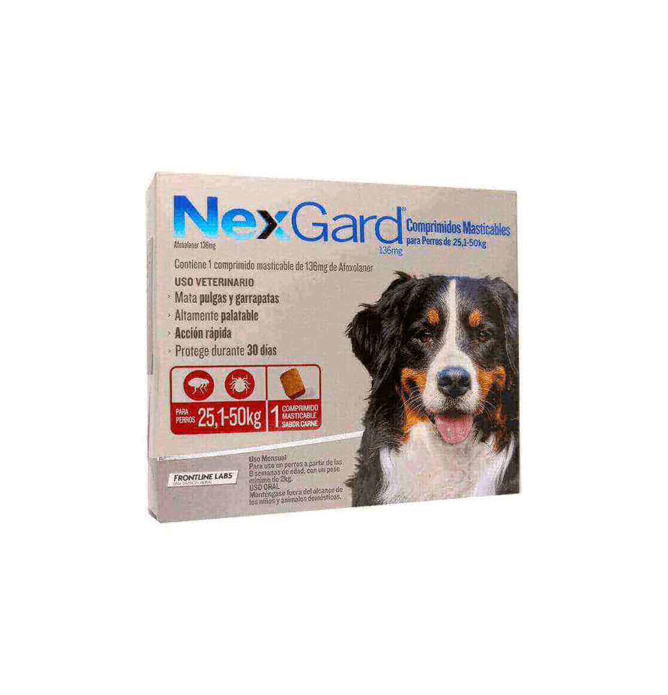 NEXGARD 25-50 KG 136 MG X 1 UND